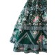 Surface Spell Dreamland Forest Floral Open Front Long Skirt(Leftovers/Full Payment Without Shipping)